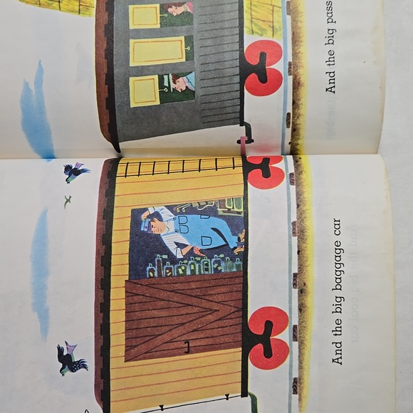 Vintage Little Golden Book "The Train To Timbuctoo" 1979 Good Used Condition - Picture 9 of 16